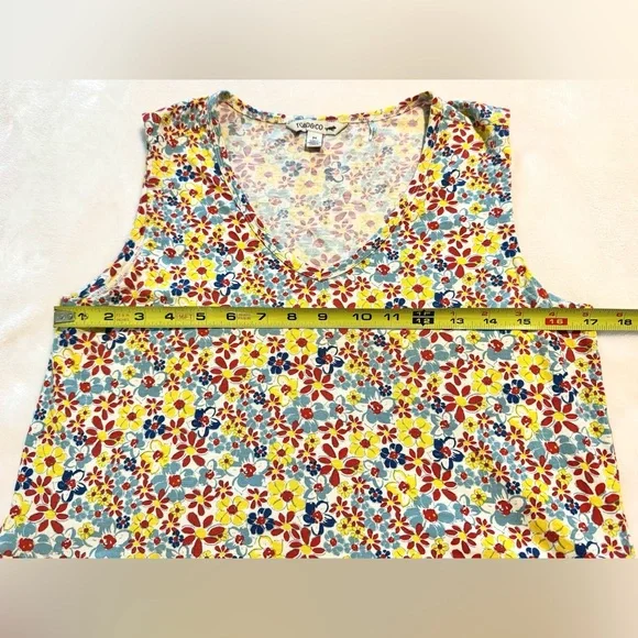 Toad &Co Marley Tiered Sleeveless Dress Womens Sz M In Barley Multi Floral Print - Picture 14 of 16